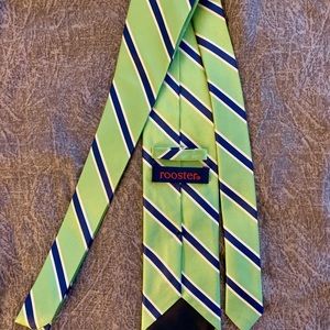 Rooster Green Tie